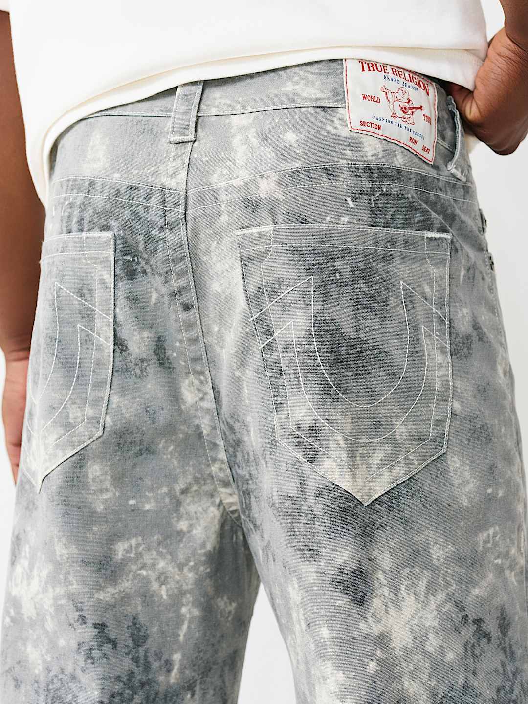 VINNY TIE-DYE CAMO ULTRA BAGGY JEAN 34", image 4