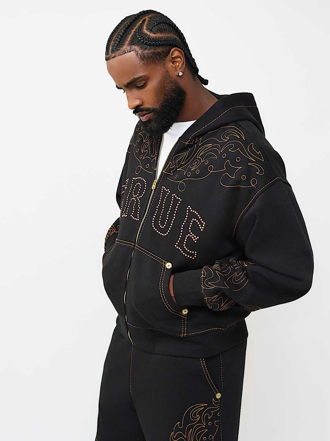 RODEO BIG T BOXY ZIP HOODIE, image 4