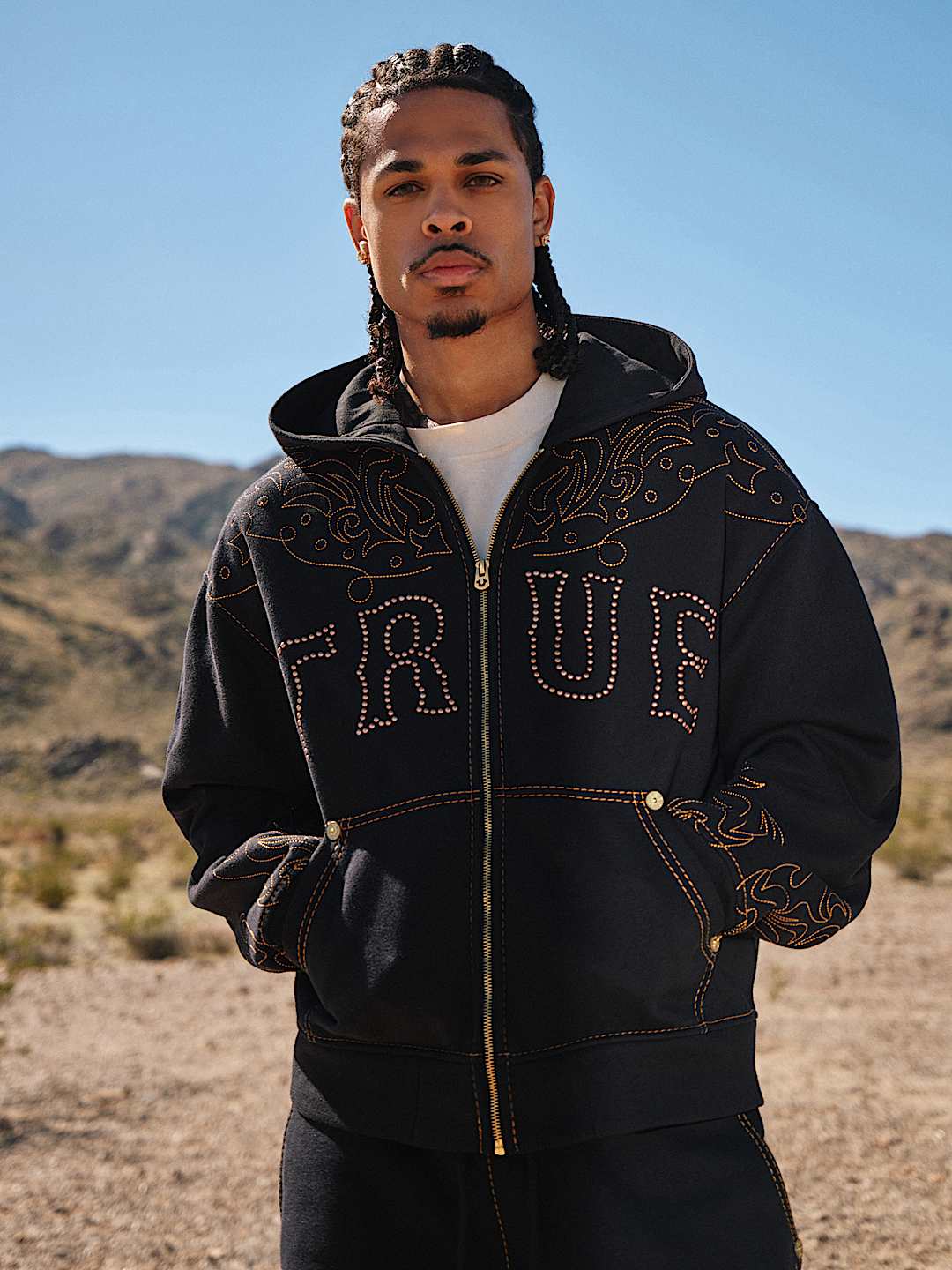 RODEO BIG T BOXY ZIP HOODIE, image 1