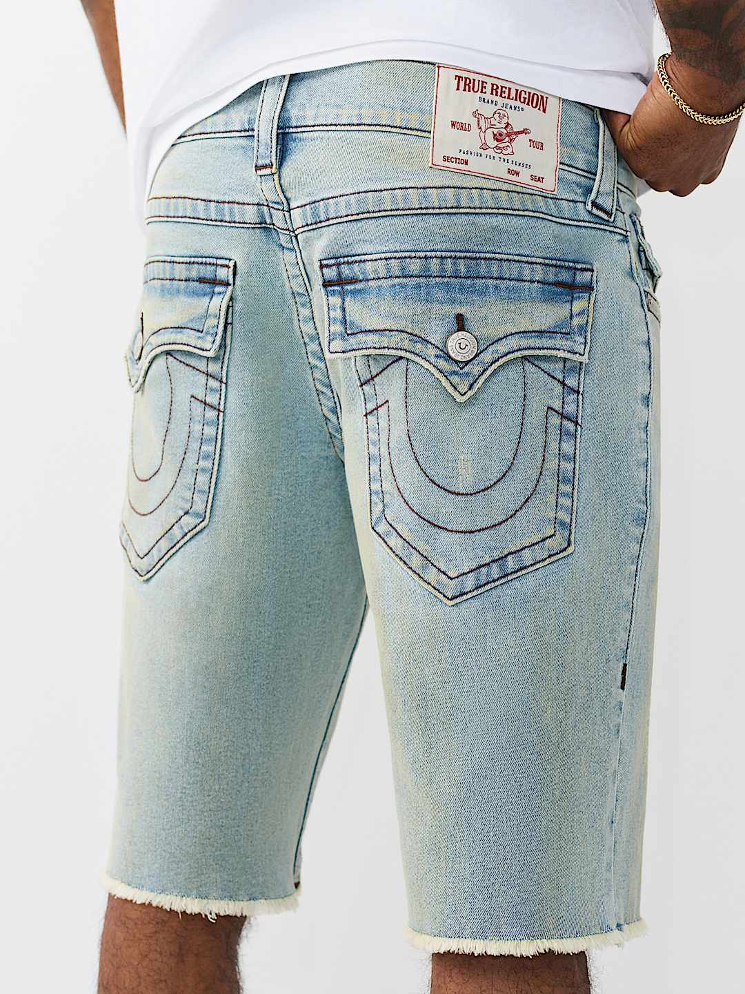 RICKY FRAYED HEM FLAP SHORT, image 2