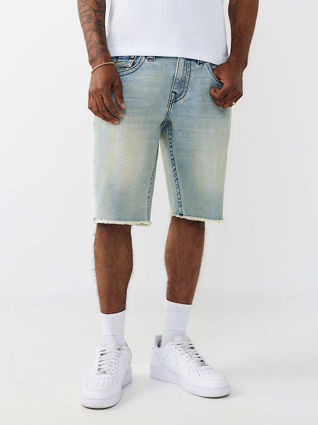 RICKY FRAYED HEM FLAP SHORT, image 1
