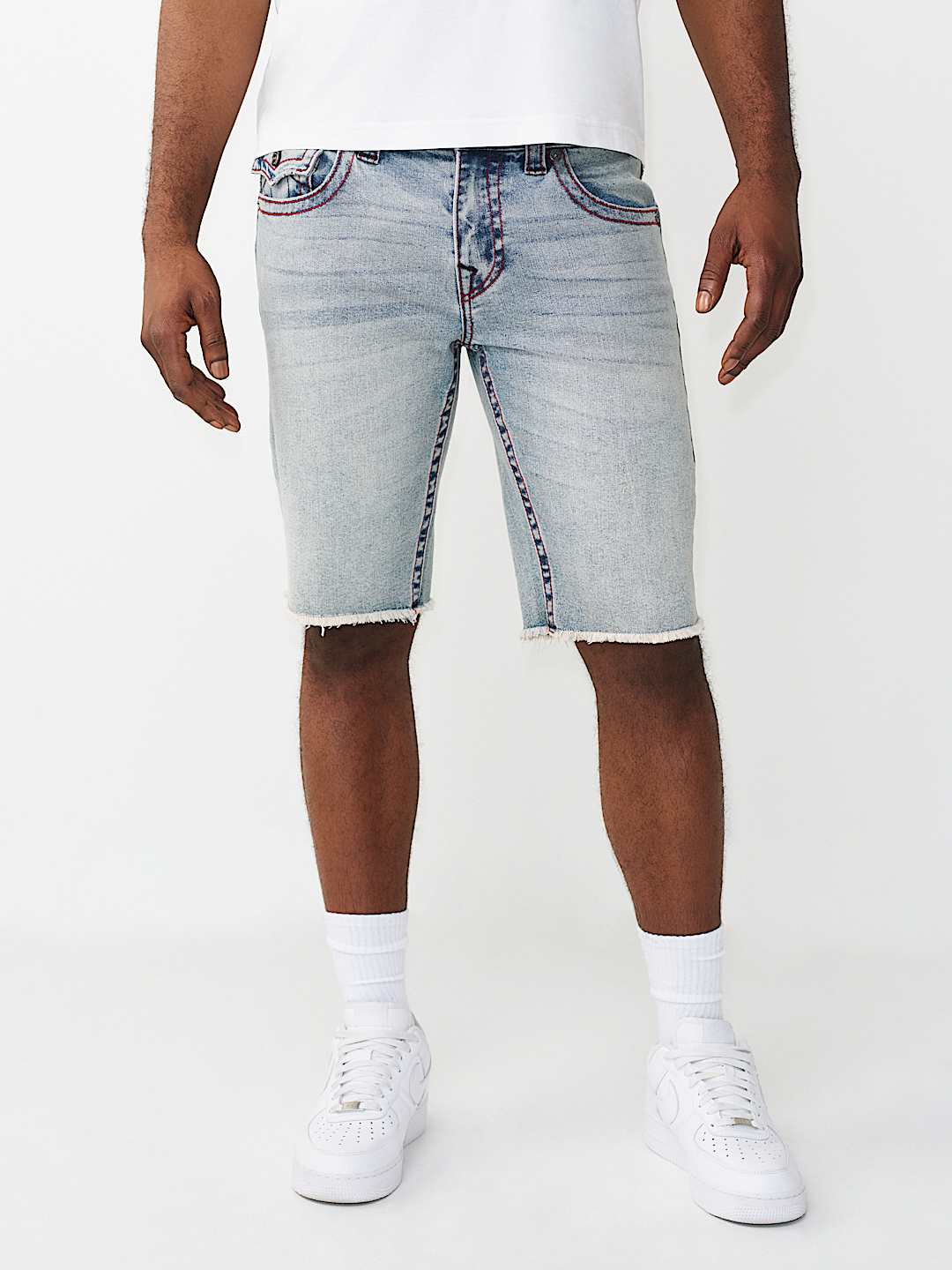RICKY FLAP FRAYED HEM SHORT , image 2