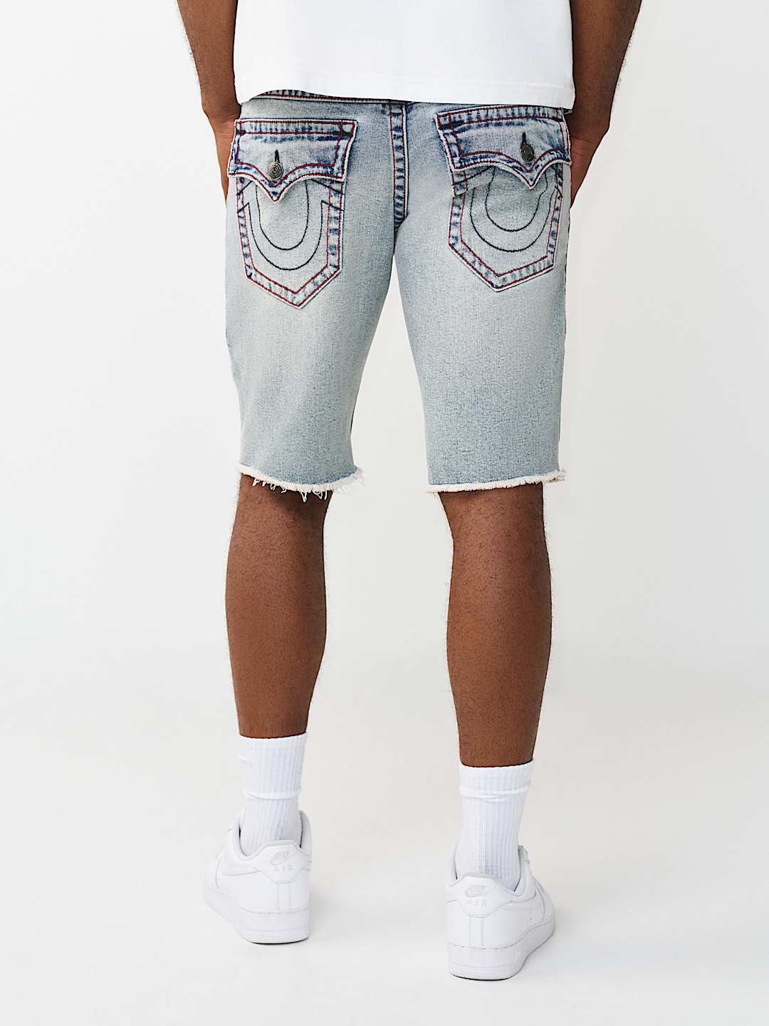 RICKY FLAP FRAYED HEM SHORT , image 5