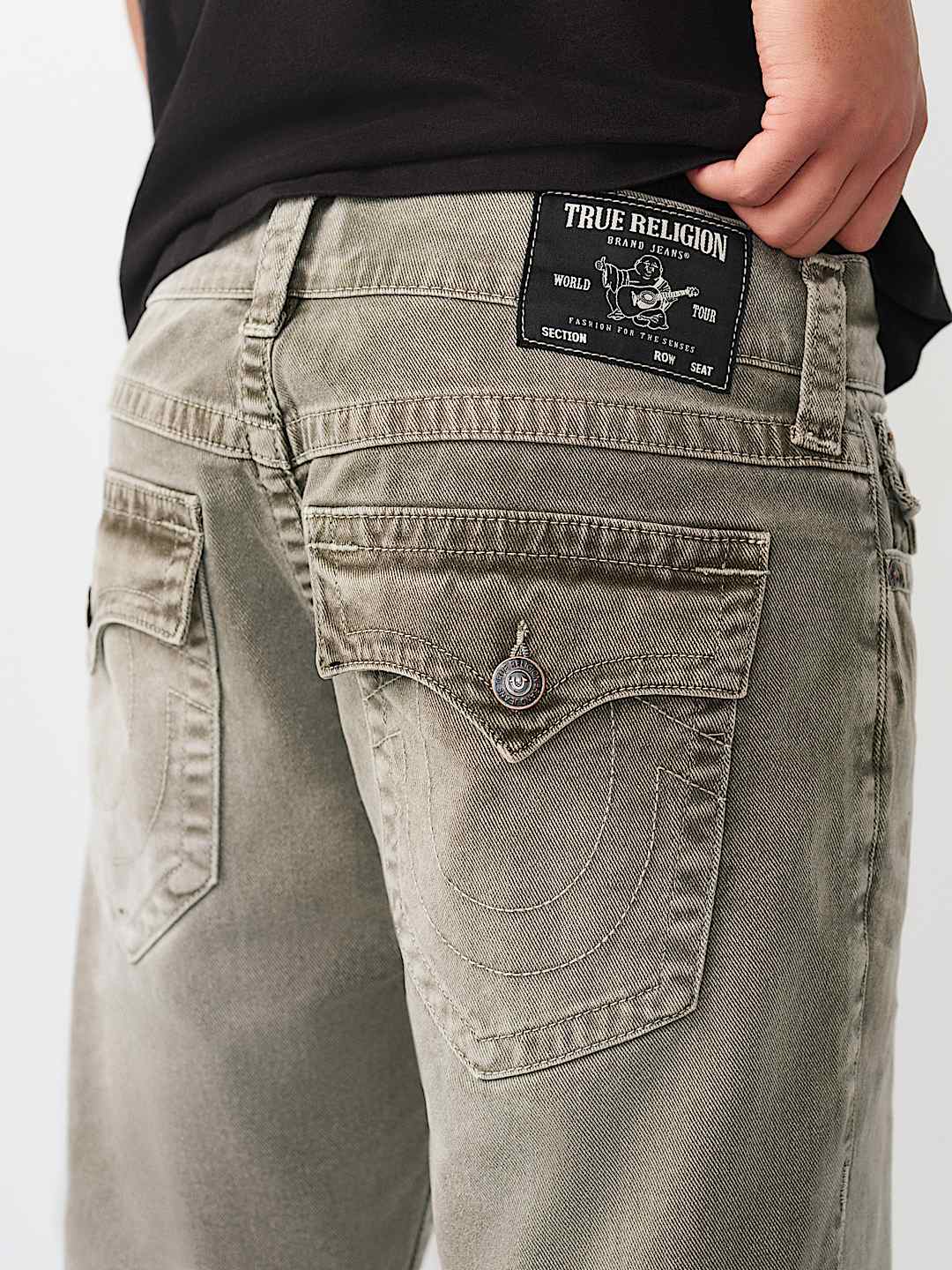 RICKY FRAYED HEM FLAP SHORT