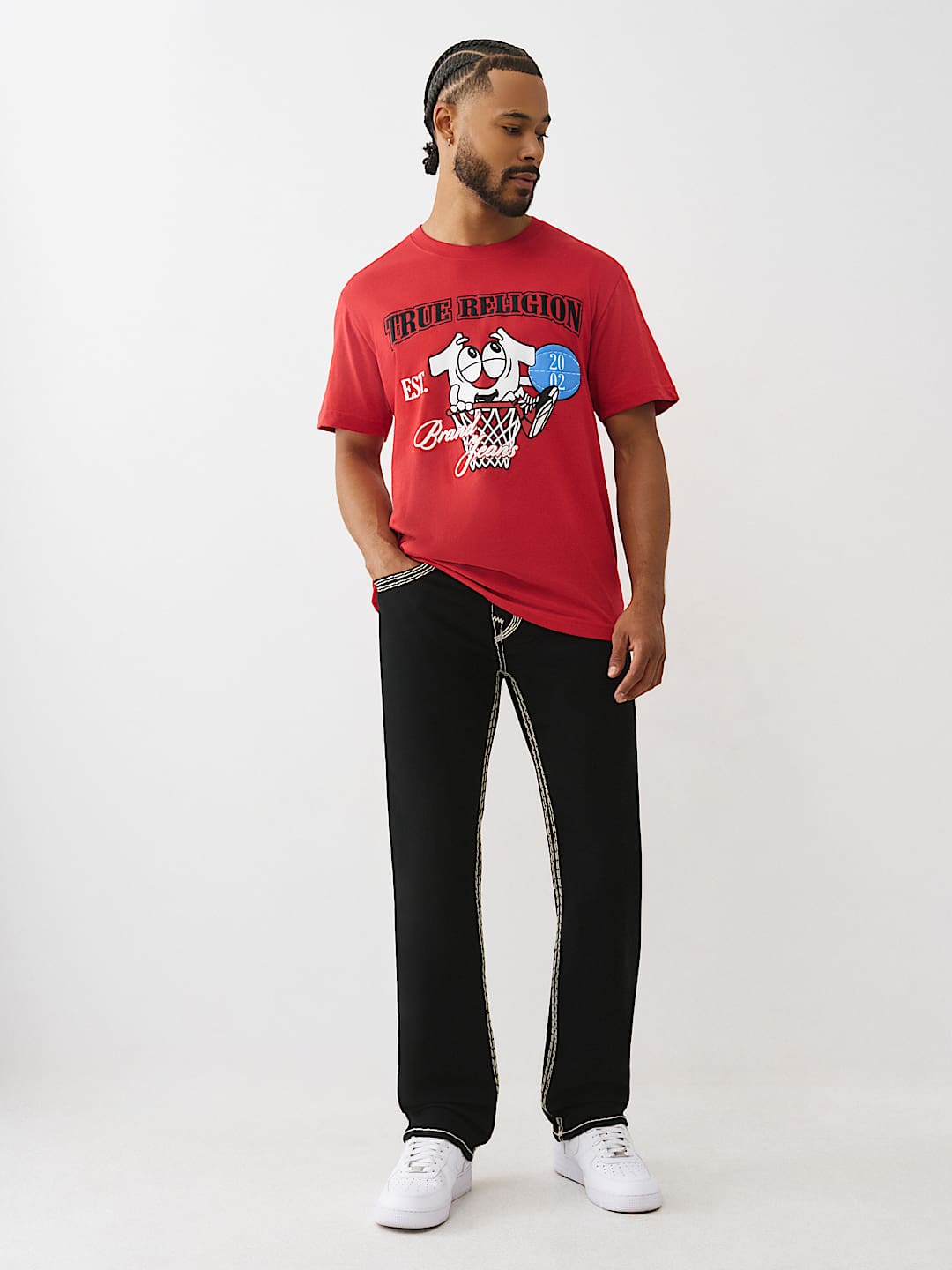 RICKY SUPER QT STRAIGHT JEAN 32&rdquo;