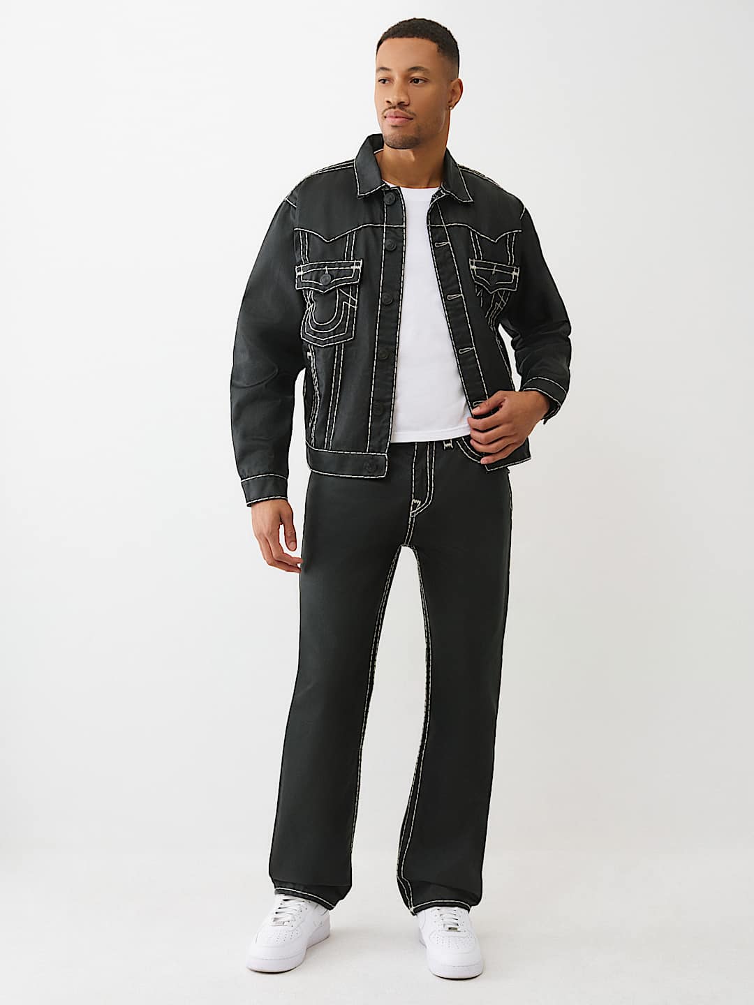 BOBBY SUPER T COATED BAGGY JEAN 32&rdquo; , image 7