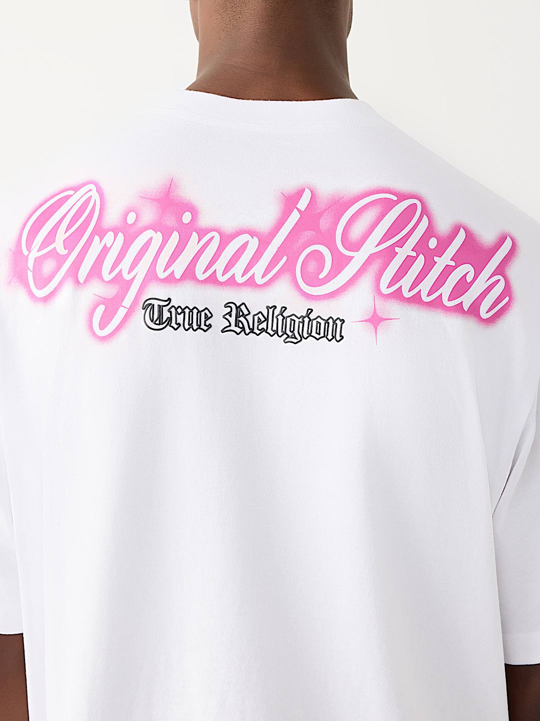 RHINESTONE LOGO HEAVYWEIGHT BOXY TEE, image 2