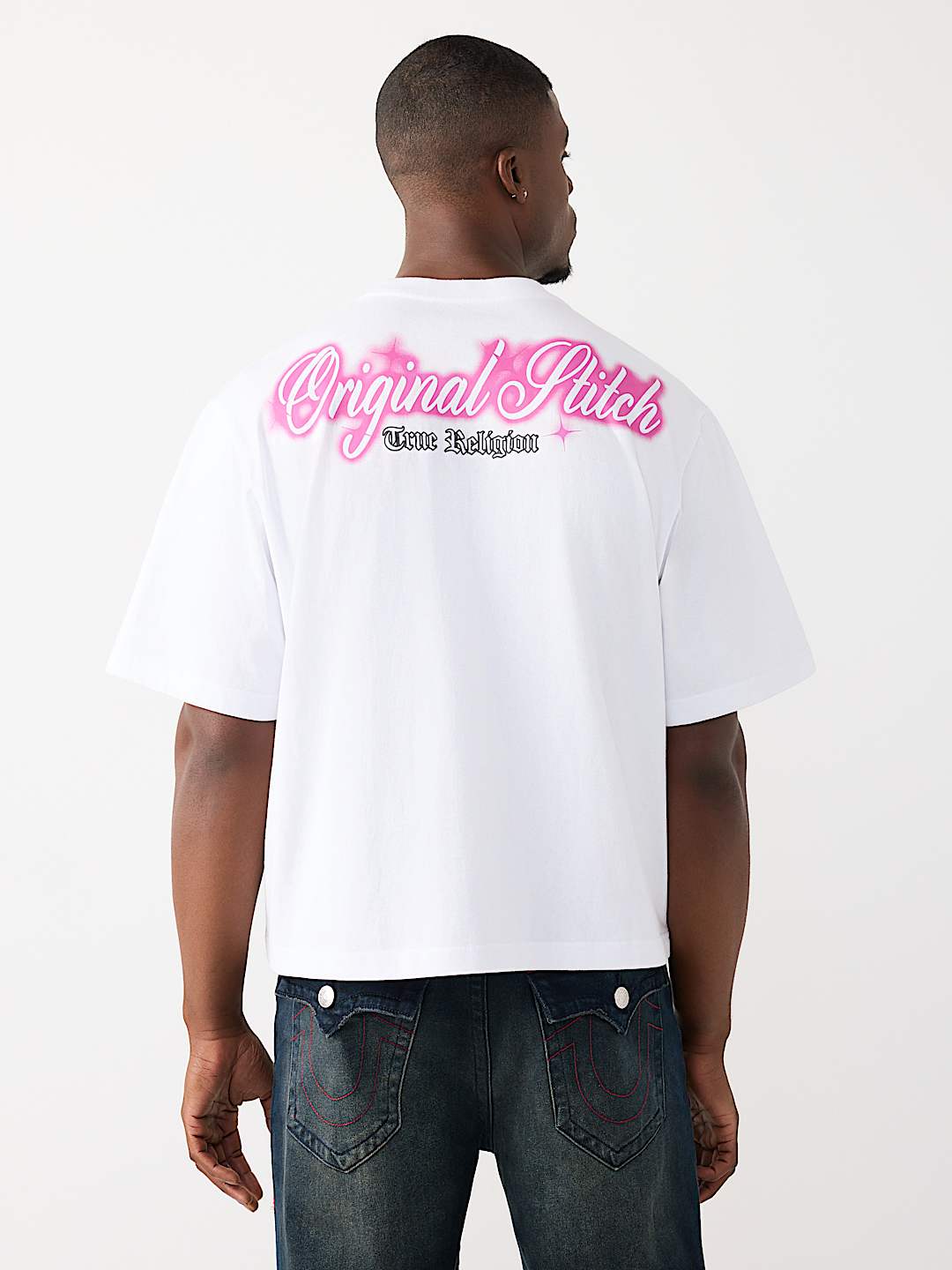 RHINESTONE LOGO HEAVYWEIGHT BOXY TEE, image 5