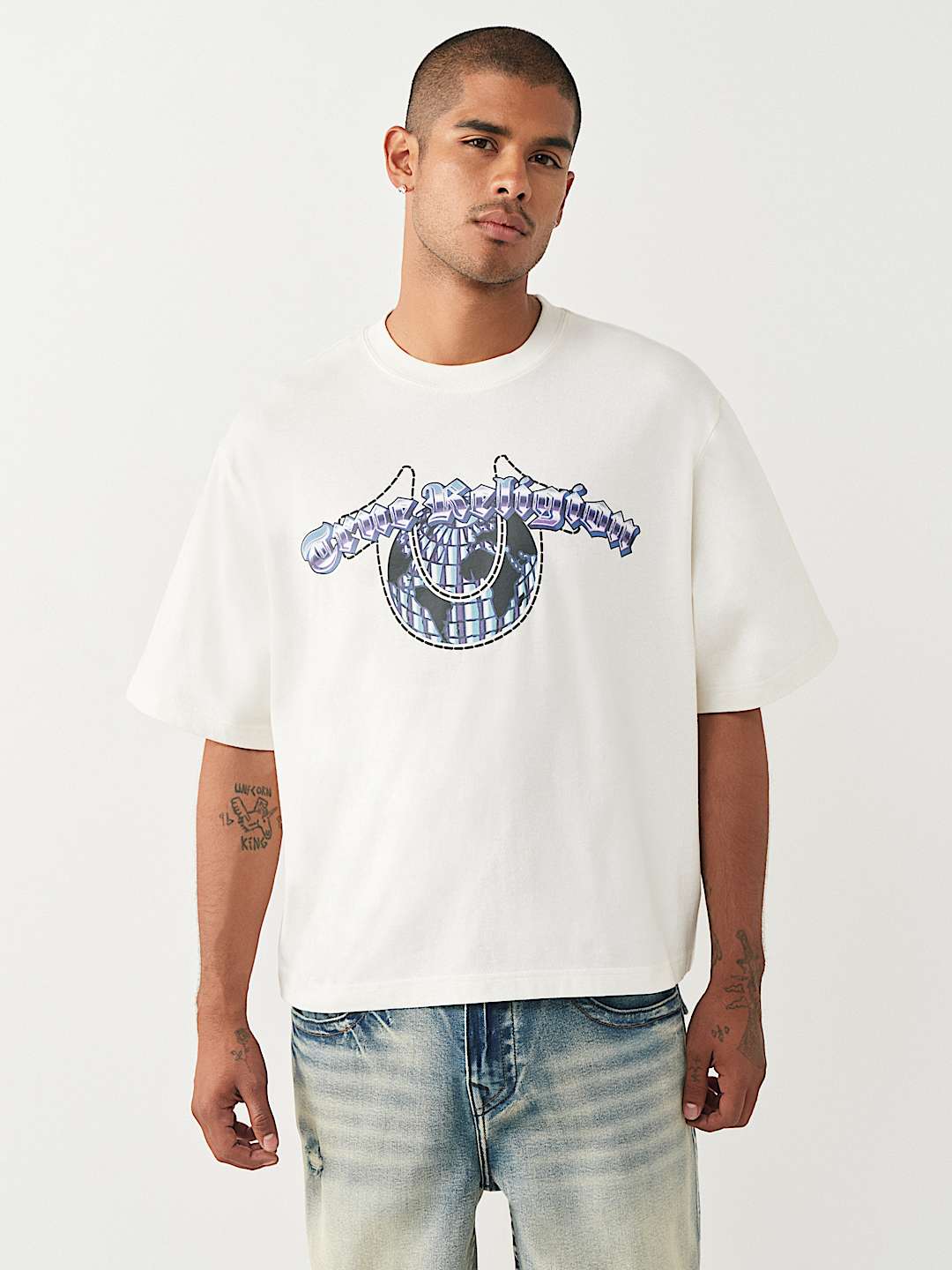CHROME LOGO HEAVYWEIGHT BOXY TEE, image 2