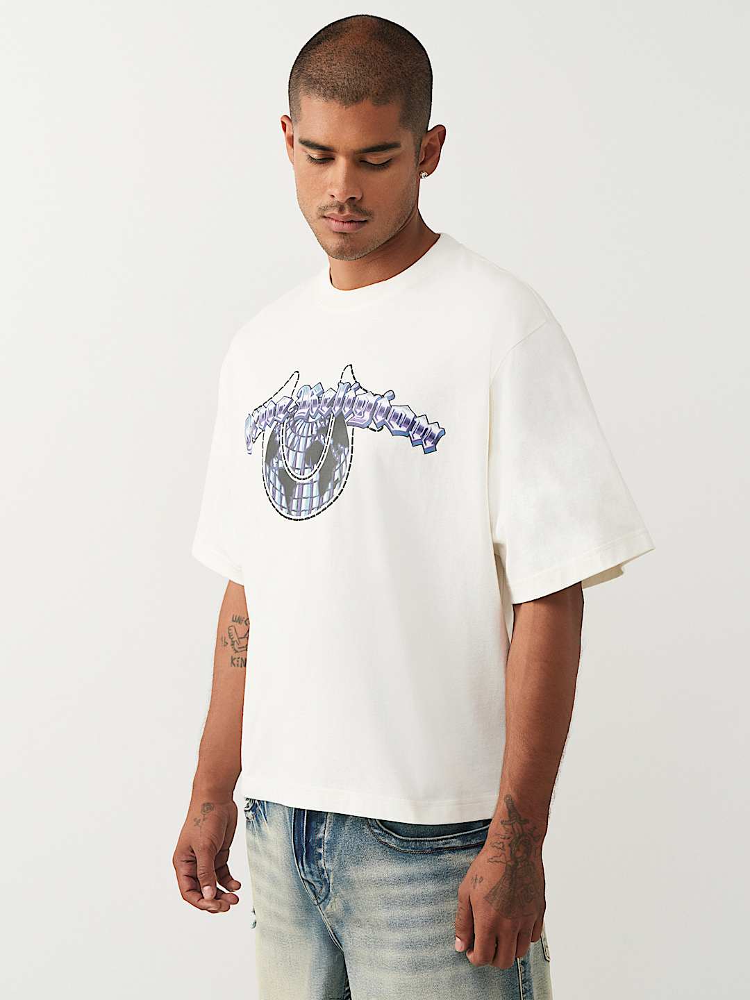 CHROME LOGO HEAVYWEIGHT BOXY TEE, image 3
