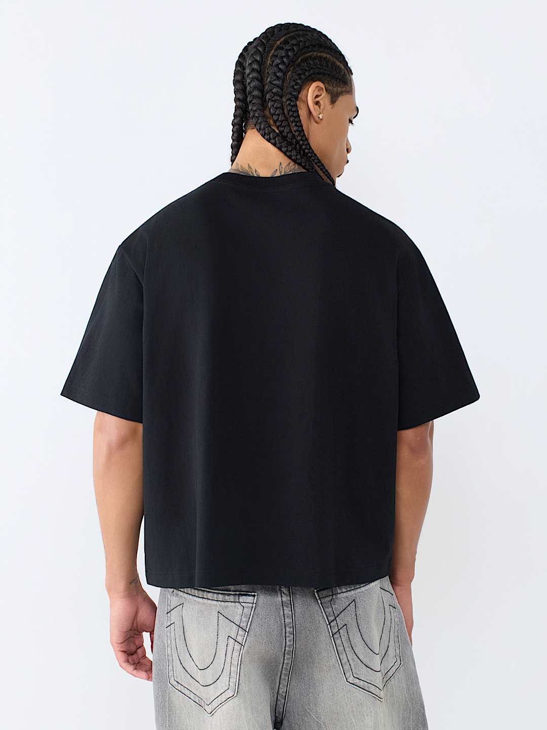 GRAFFITI LOGO BOXY TEE