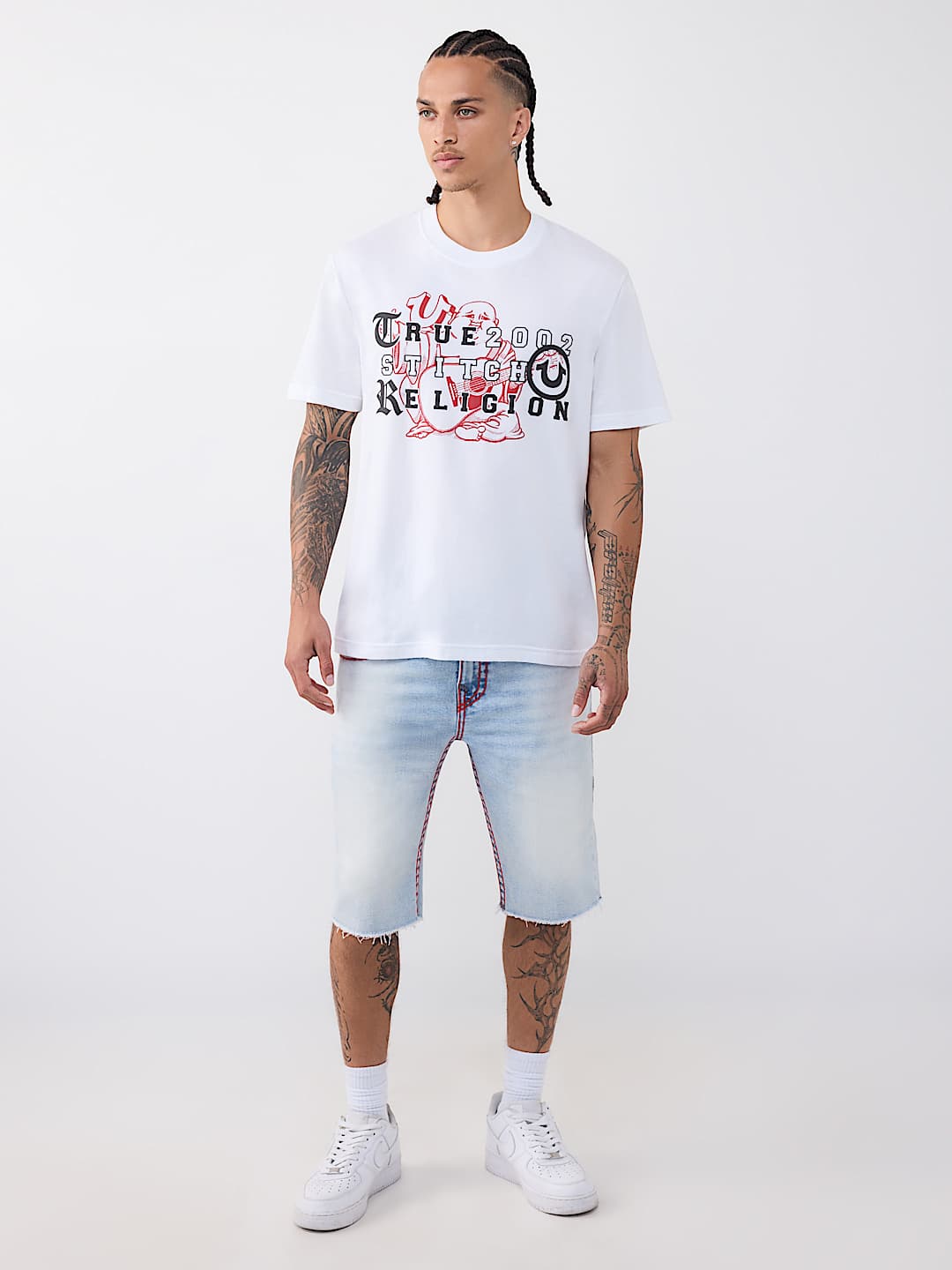CAMISETA CON LETRAS Y BUDDHA, image 5