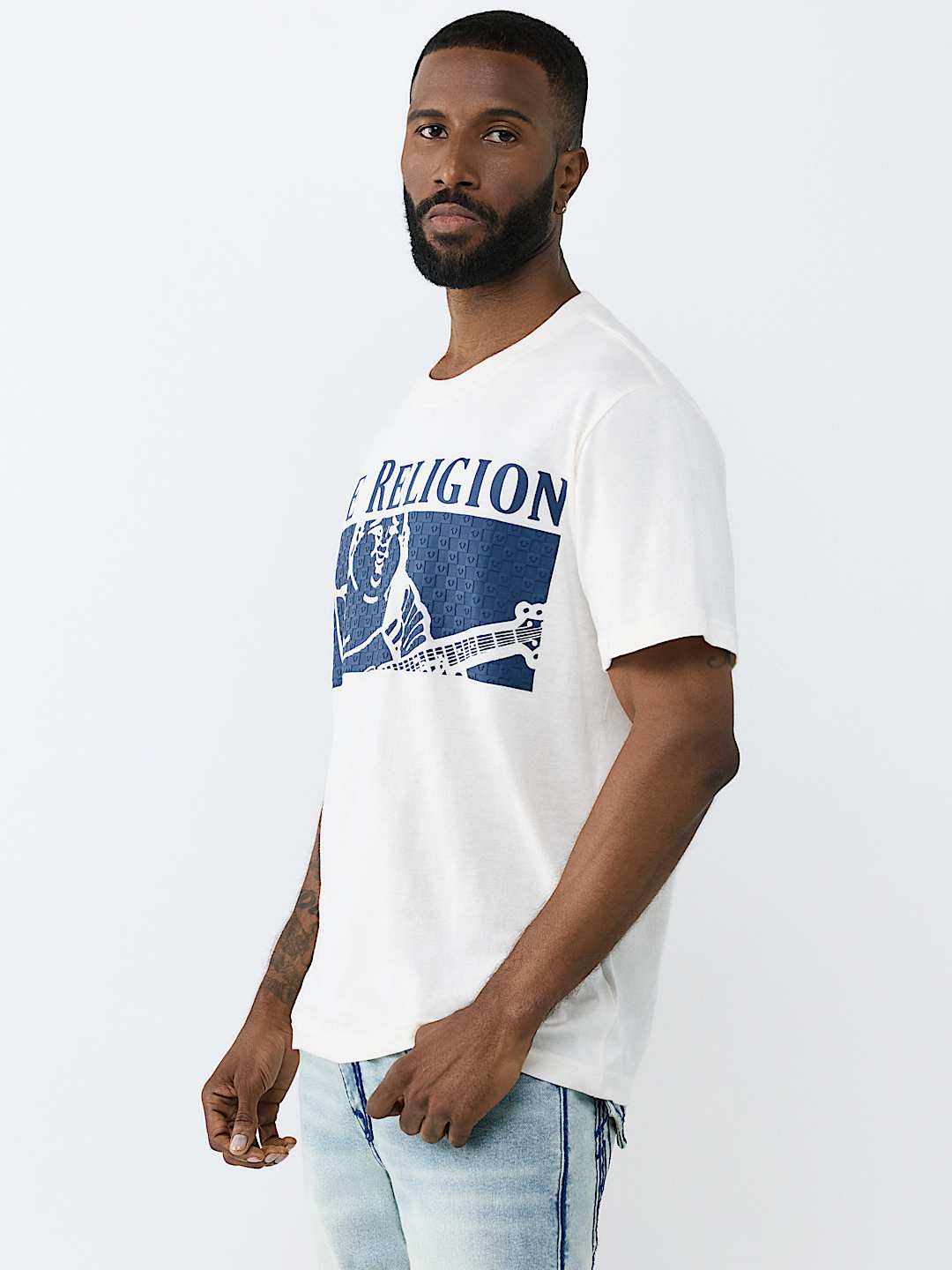 CHECKERED BUDDHA TEE