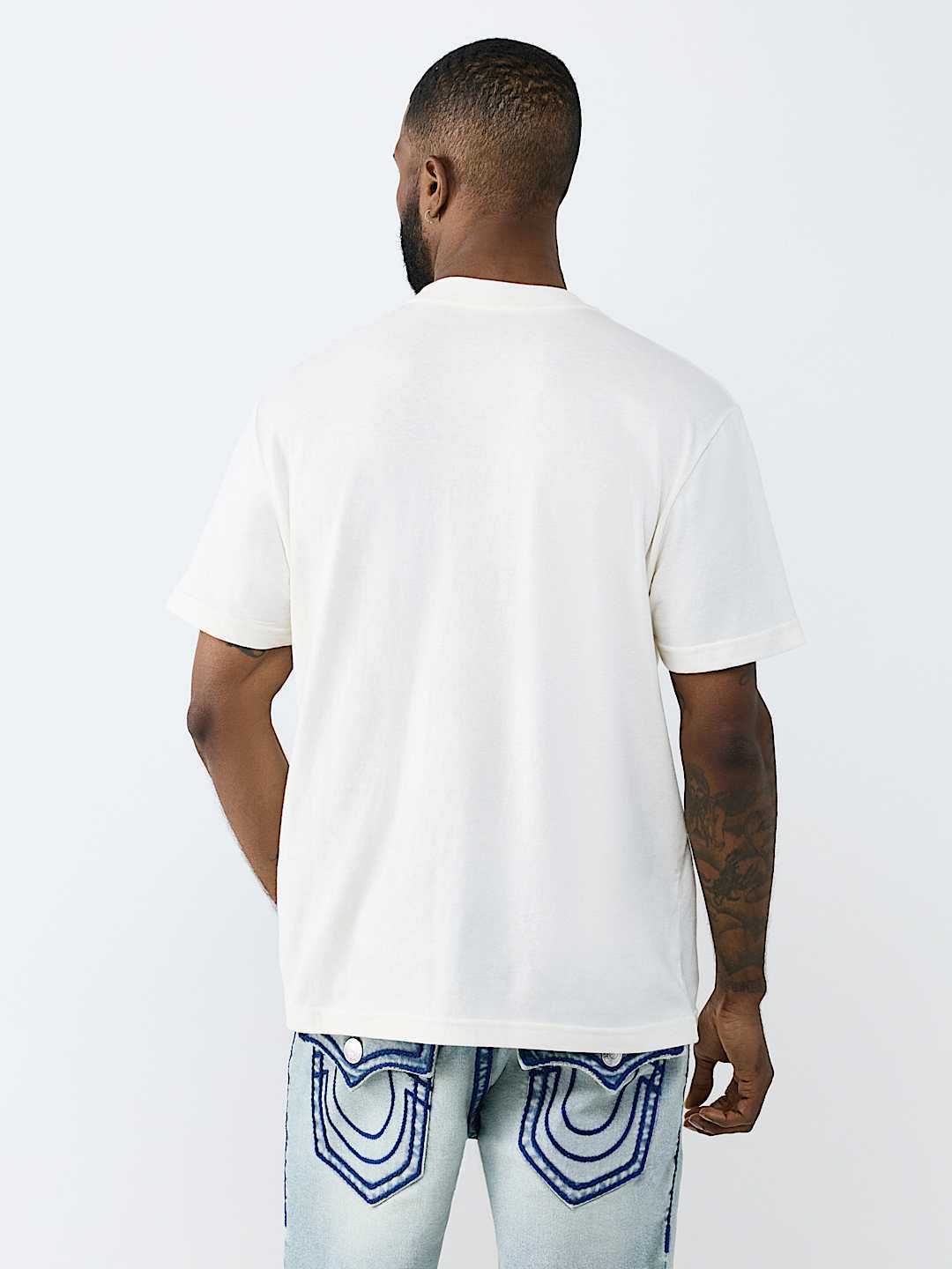 CHECKERED BUDDHA TEE