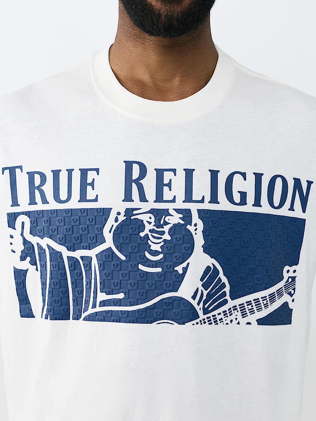 CHECKERED BUDDHA TEE