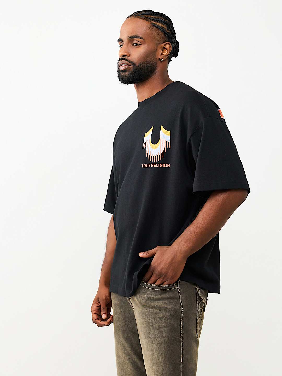 RETRO LOGO OVERSIZED TEE