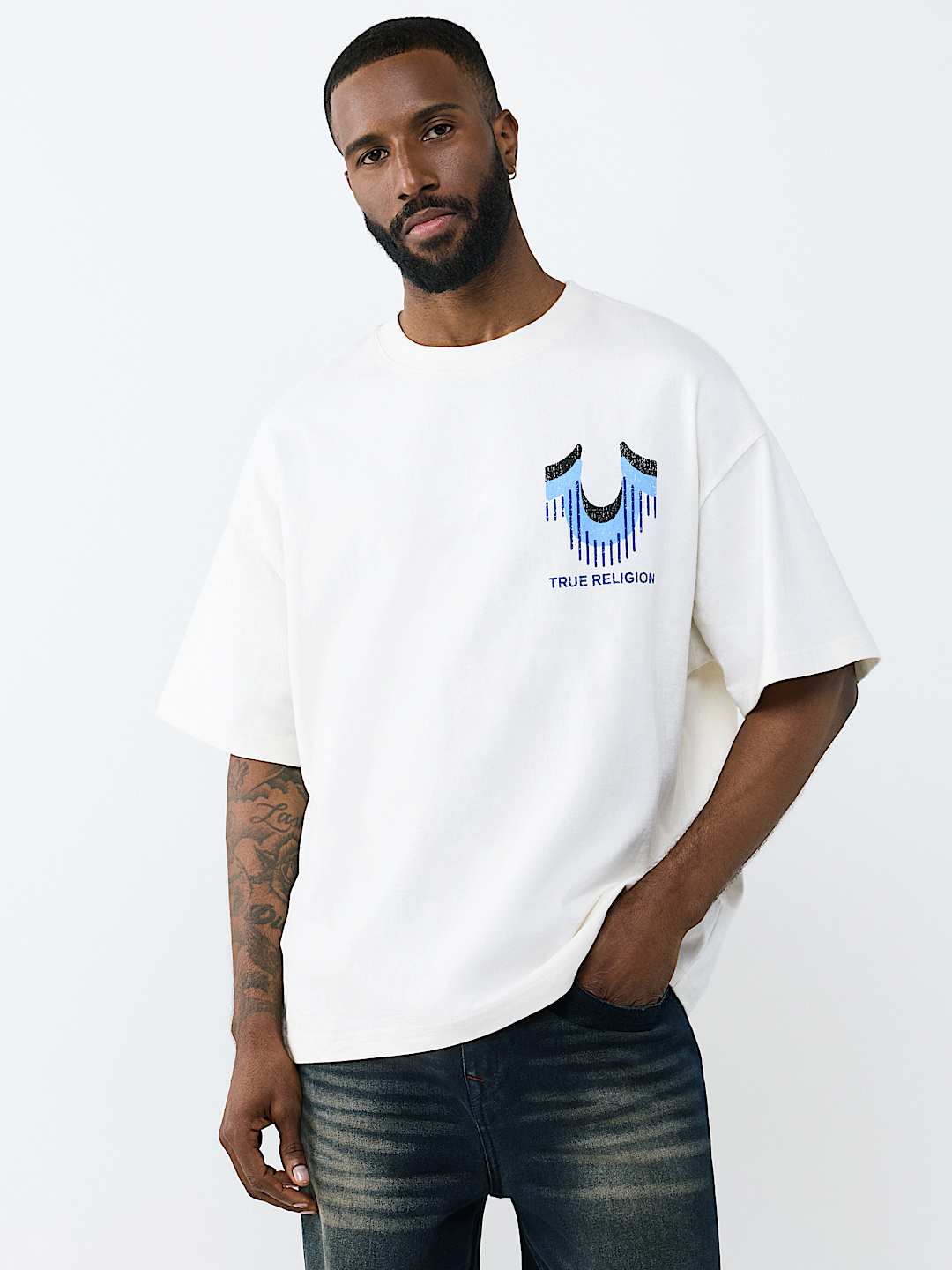 RETRO LOGO OVERSIZED TEE, image 2