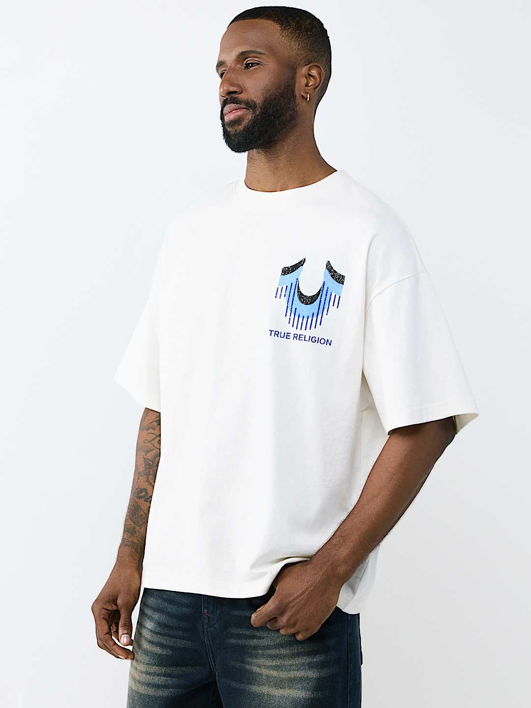 RETRO LOGO OVERSIZED TEE, image 3