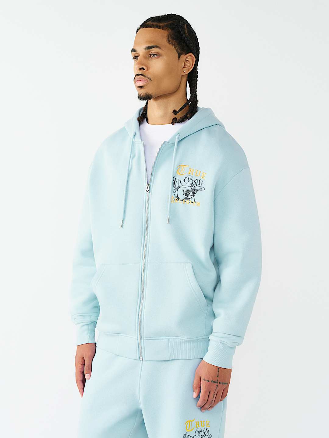 LOGO ZIP HOODIE, image 3