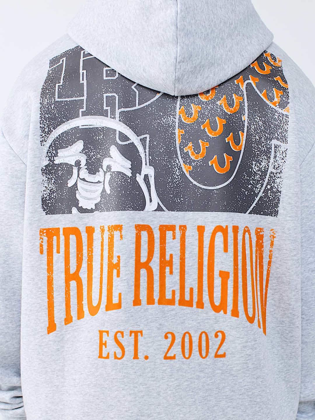 BUDDHA ARCHED LOGO ZIP HOODIE