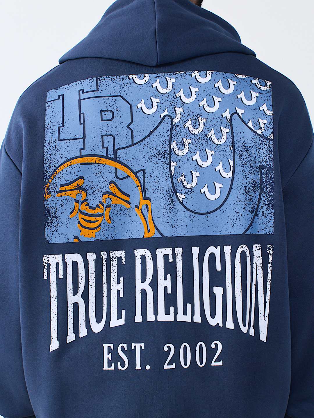 BUDDHA ARCHED LOGO ZIP HOODIE
