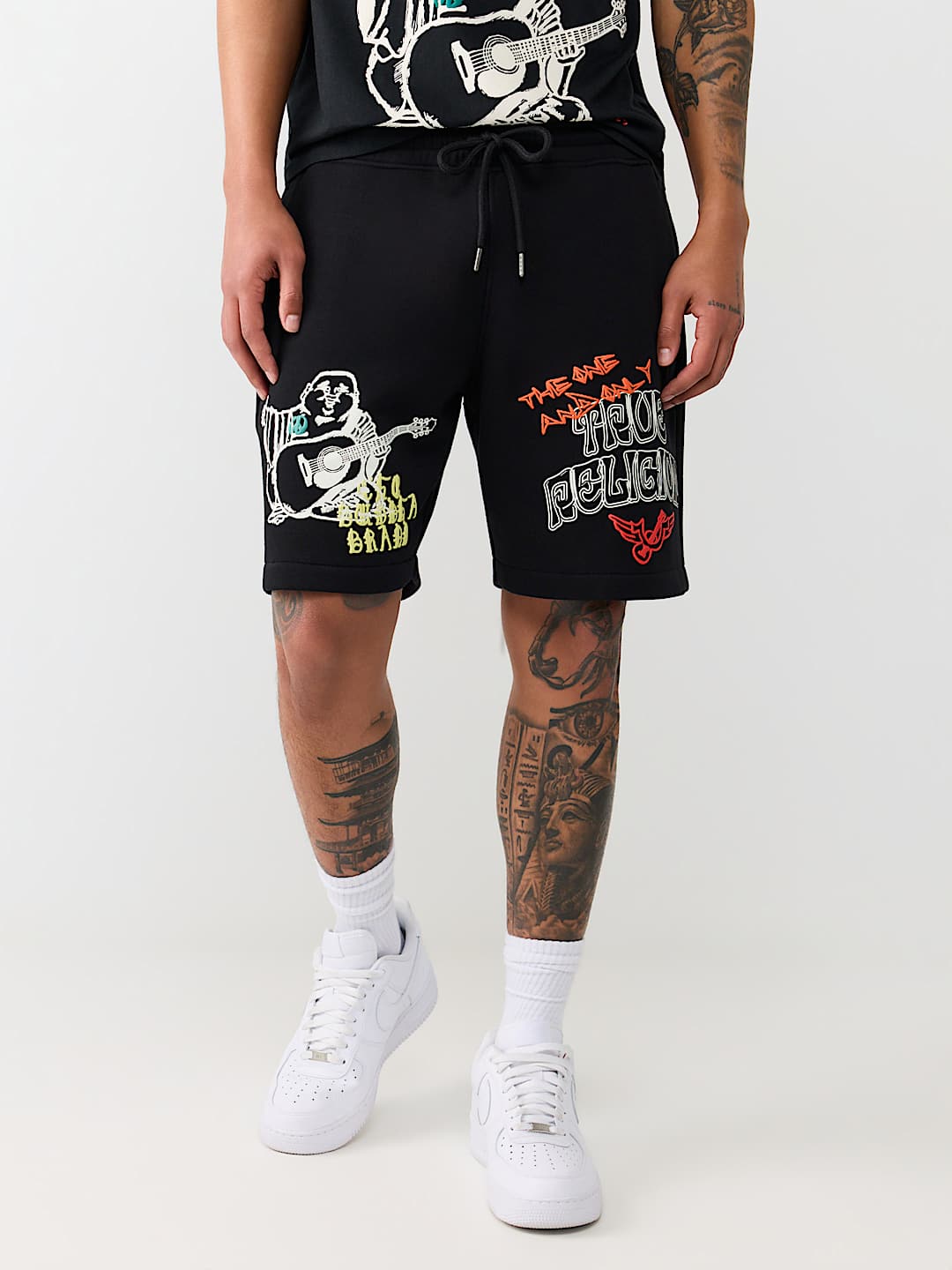 SKETCHED LOGO FLEECE SHORT