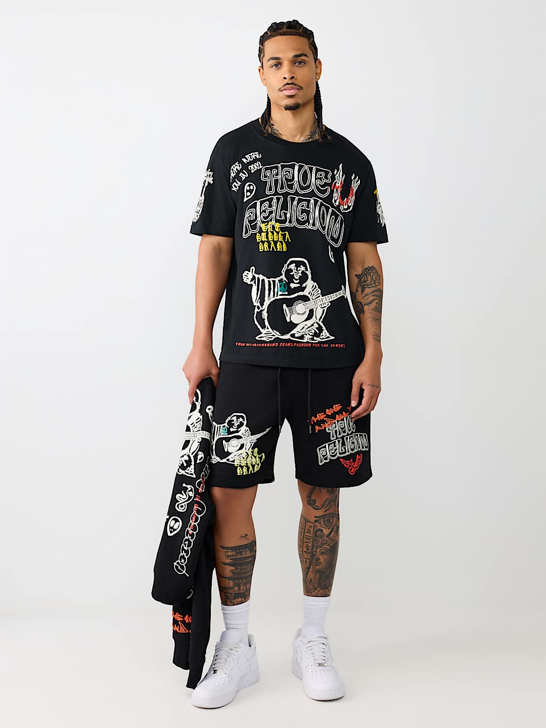 SKETCHED LOGO FLEECE SHORT