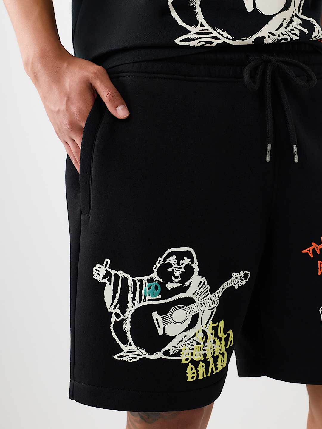 SKETCHED LOGO FLEECE SHORT
