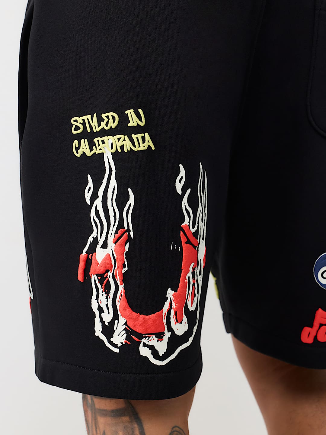 SKETCHED LOGO FLEECE SHORT
