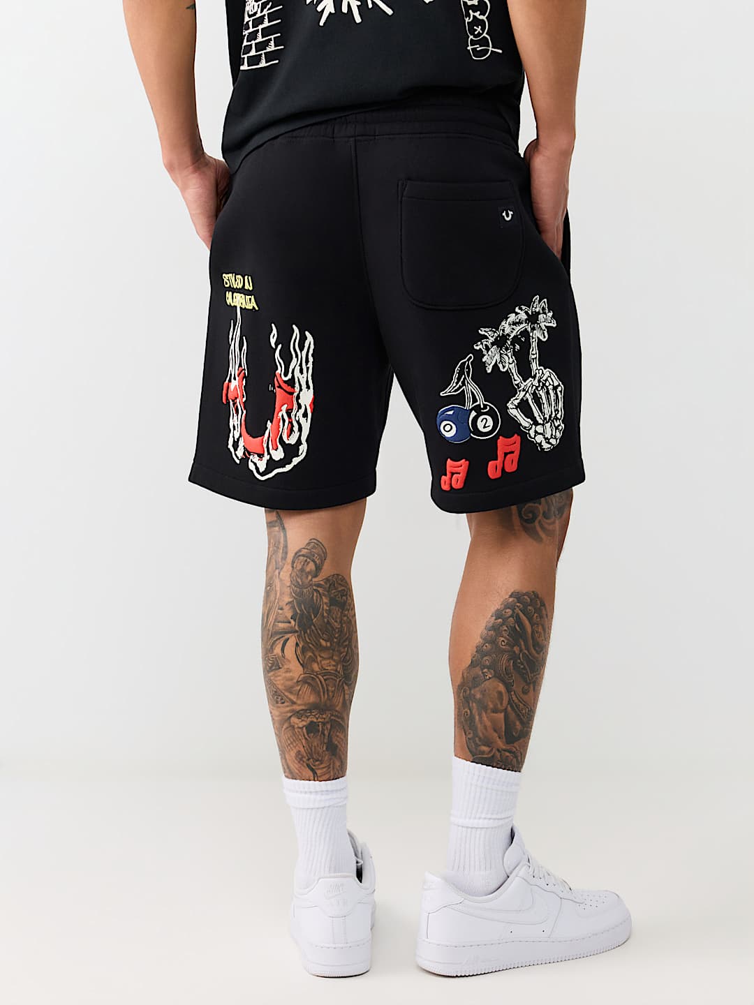 SKETCHED LOGO FLEECE SHORT