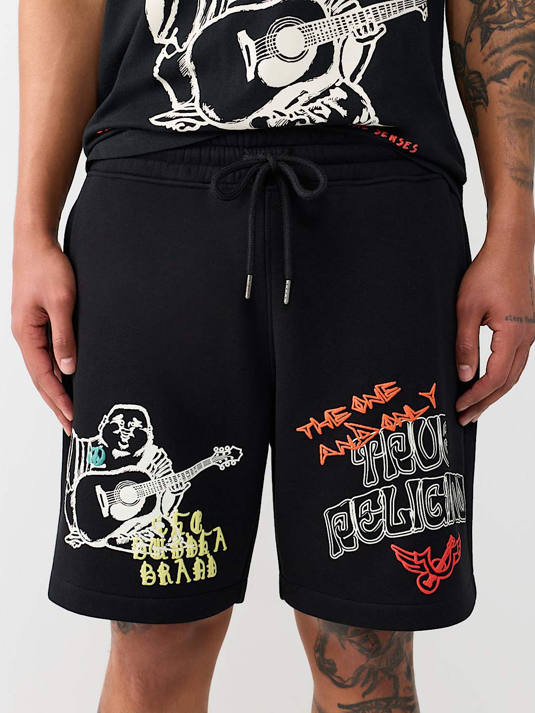 SKETCHED LOGO FLEECE SHORT