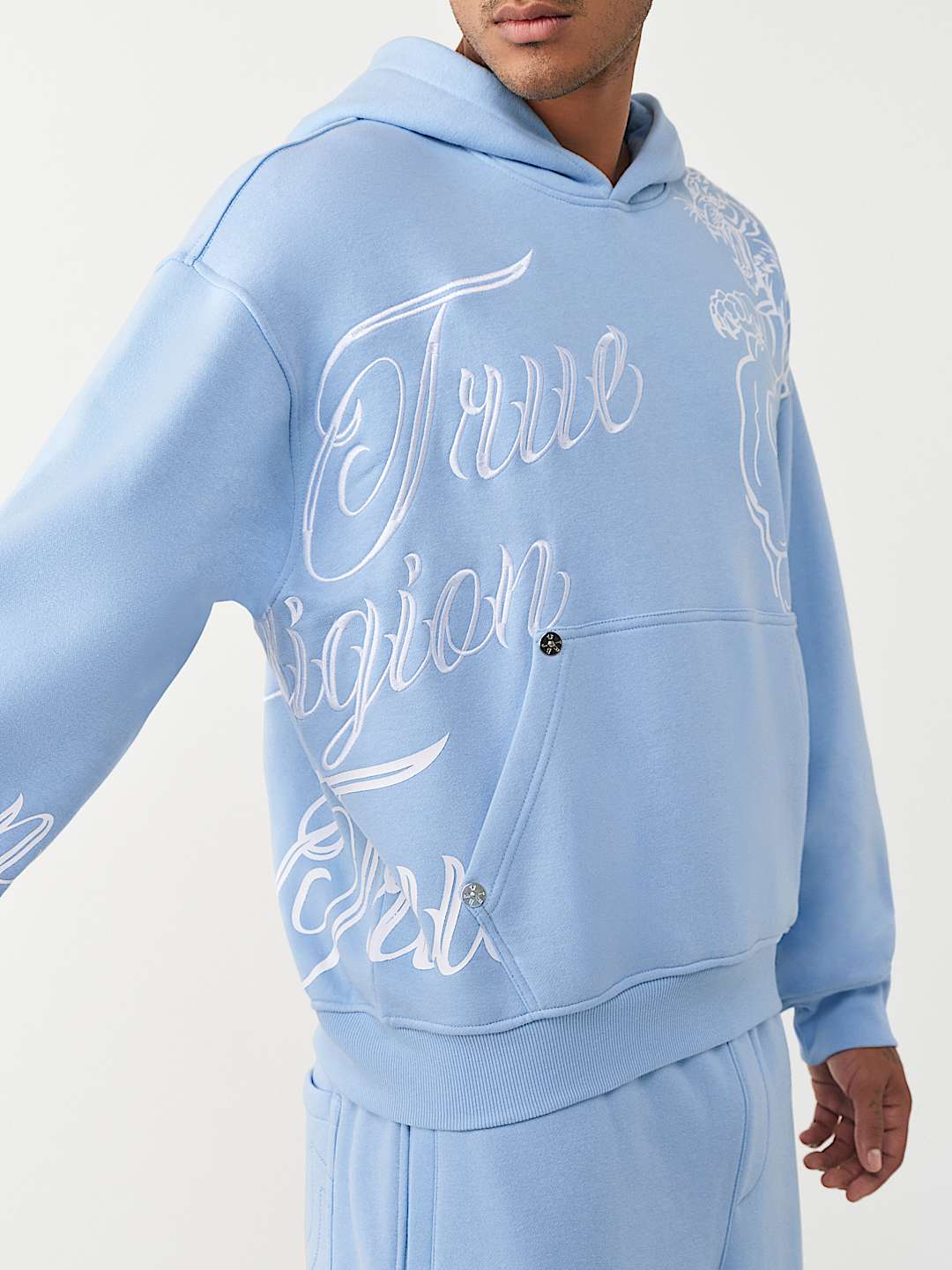 TIGER SCRIPT BOXY HOODIE, image 5