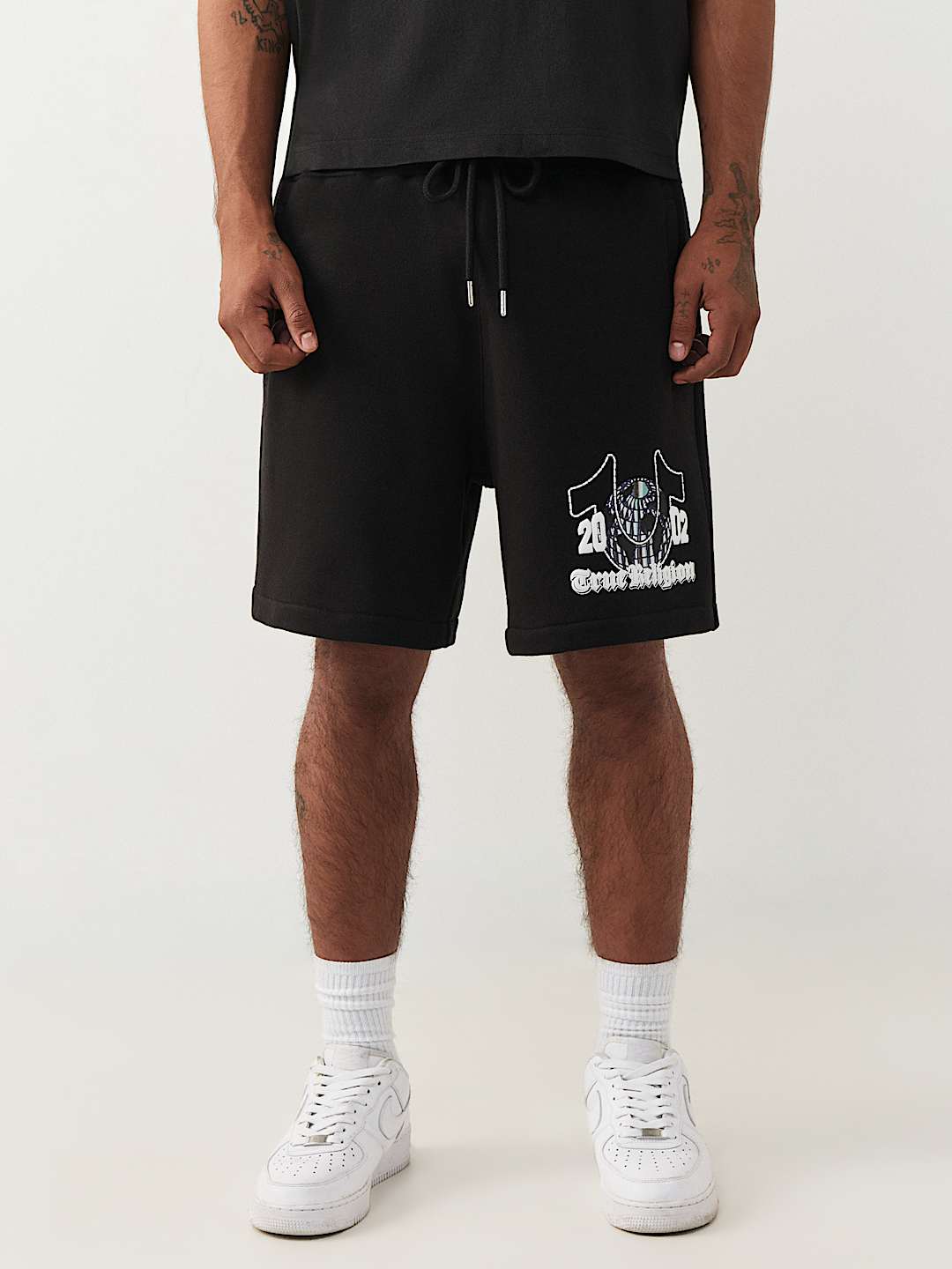 CHROME LOGO LOOSE FLEECE SHORT, image 4