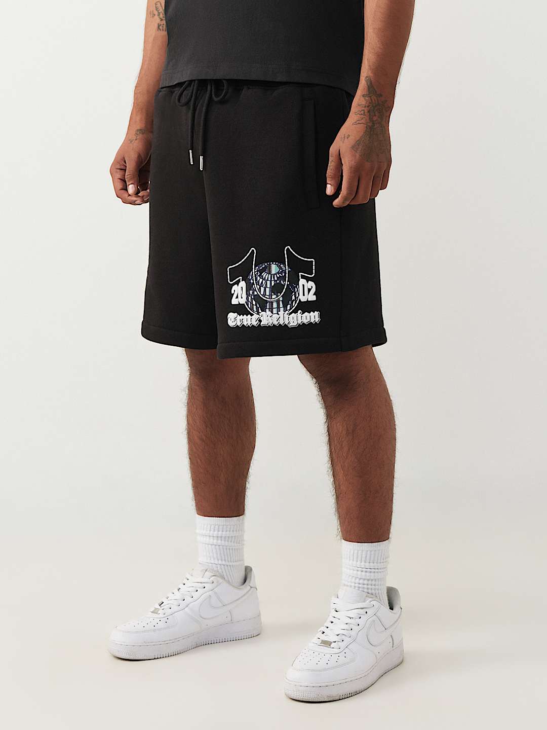 CHROME LOGO LOOSE FLEECE SHORT, image 5