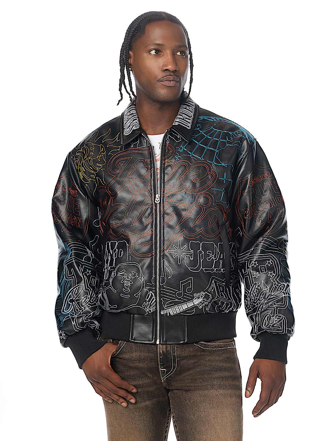 TROPHY RETRO BOMBER JACKET