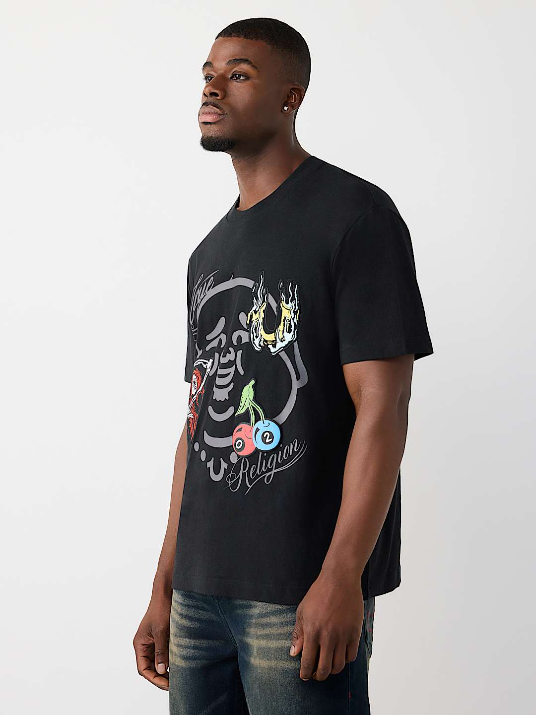CAMISETA PESADA CON ROSTRO DE BUDA, image 3