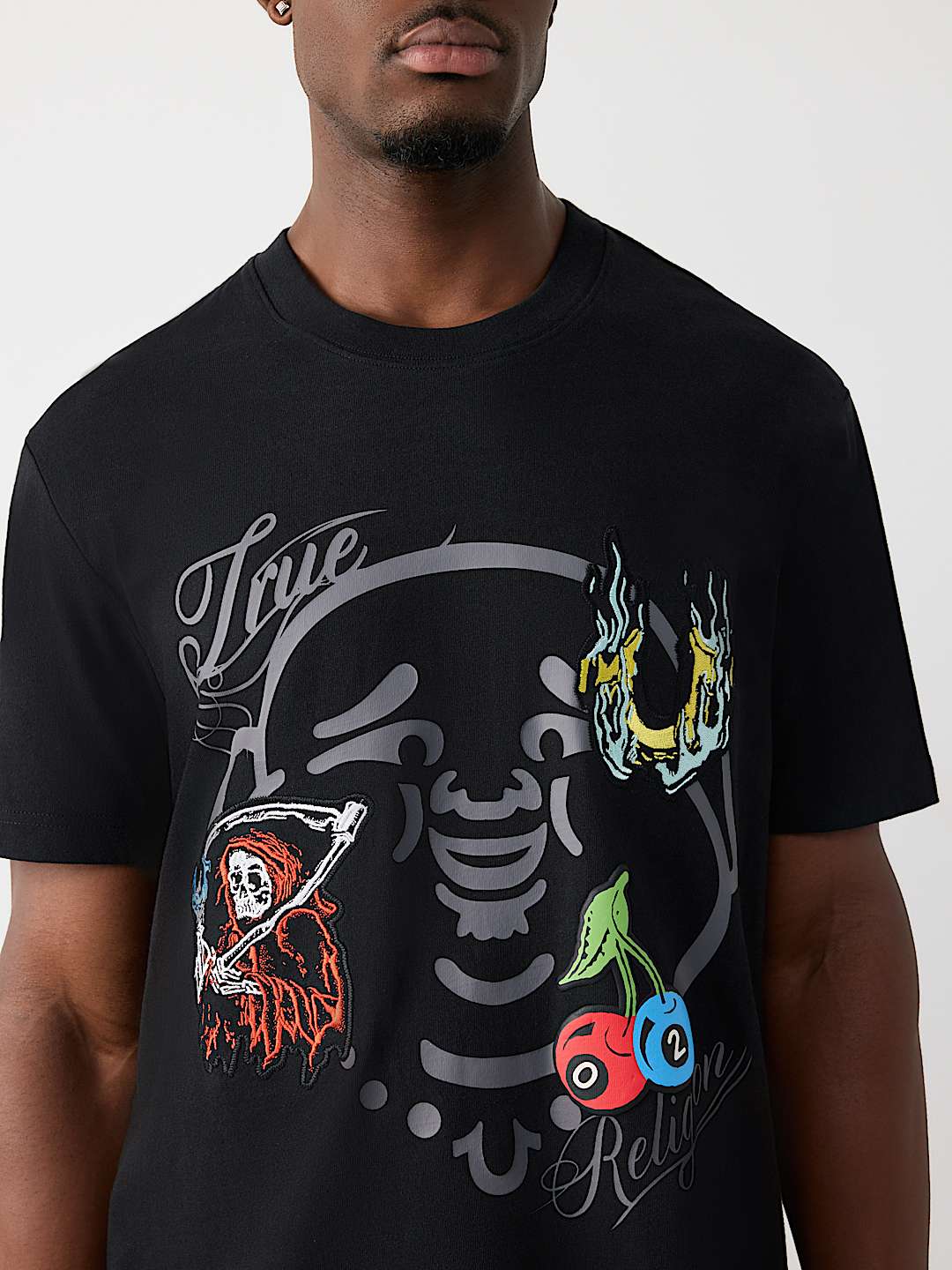 CAMISETA PESADA CON ROSTRO DE BUDA, image 1