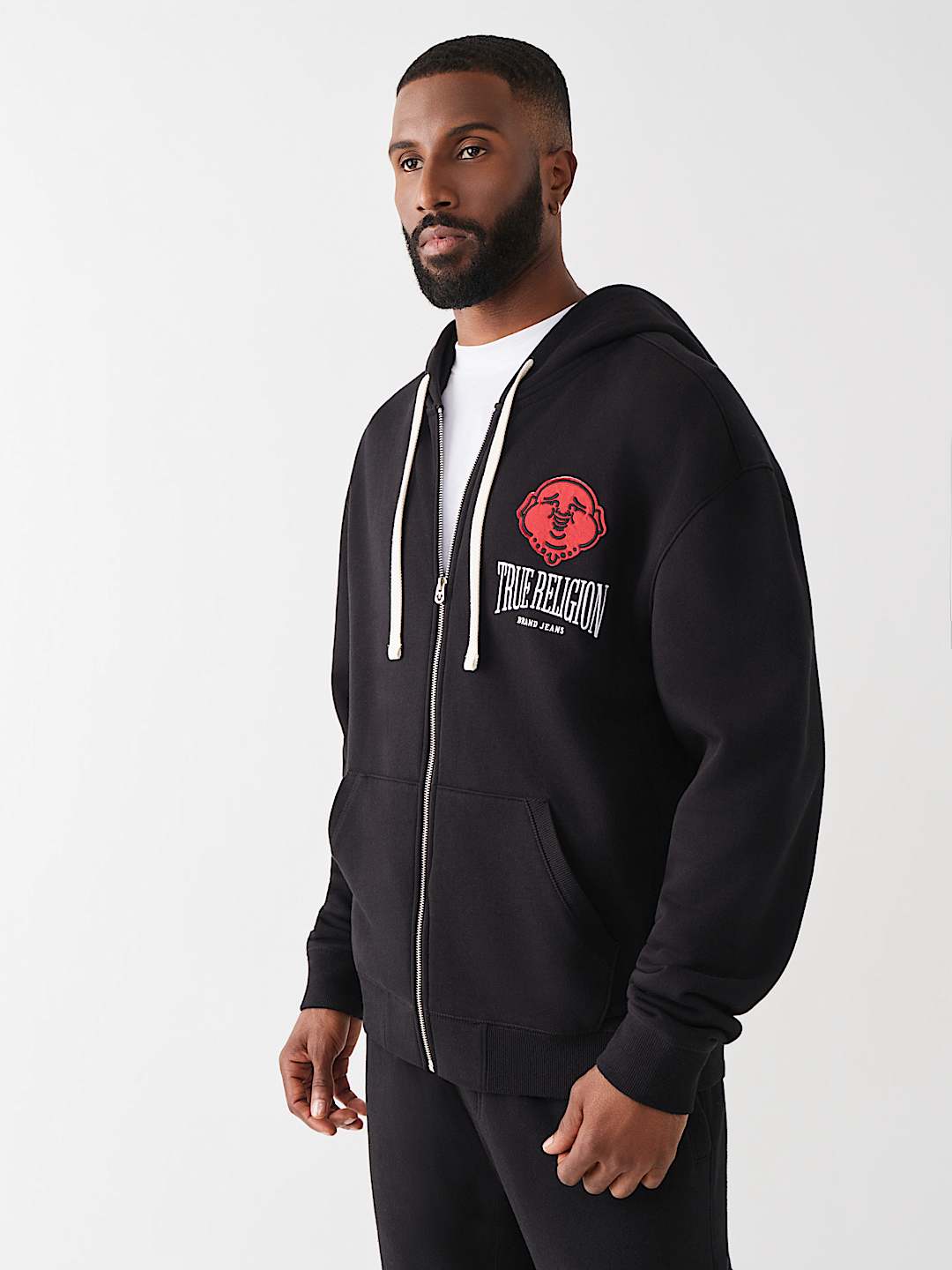 BUDDHA FLEECE ZIP HOODIE