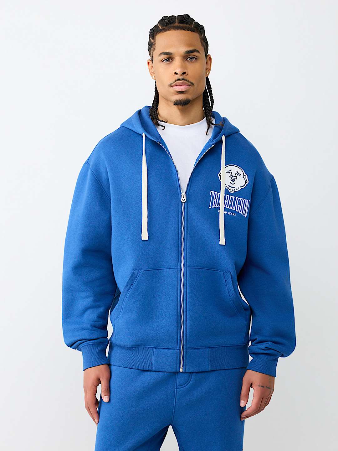 BUDDHA FLEECE ZIP HOODIE