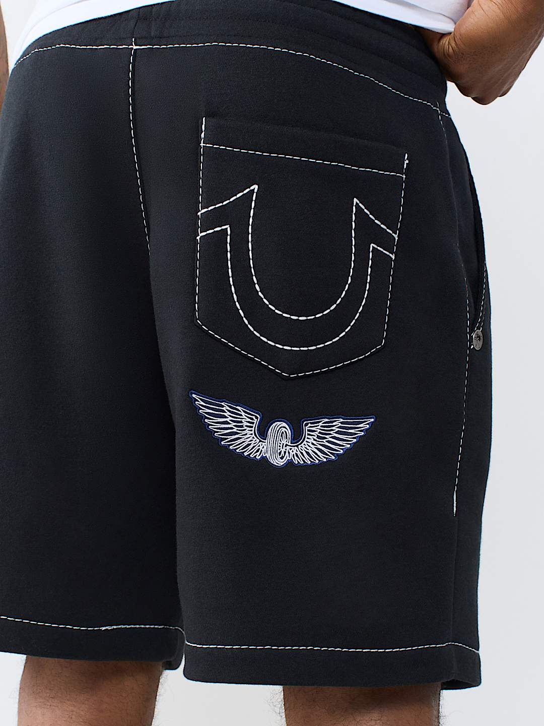 STAY TRUE LOGO BIG T FLEECE SHORT