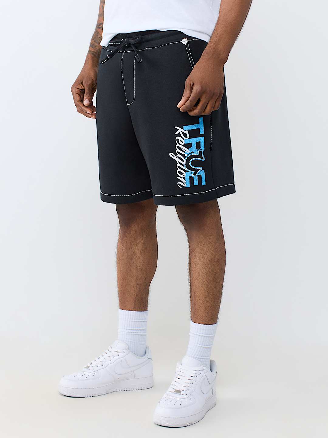STAY TRUE LOGO BIG T FLEECE SHORT