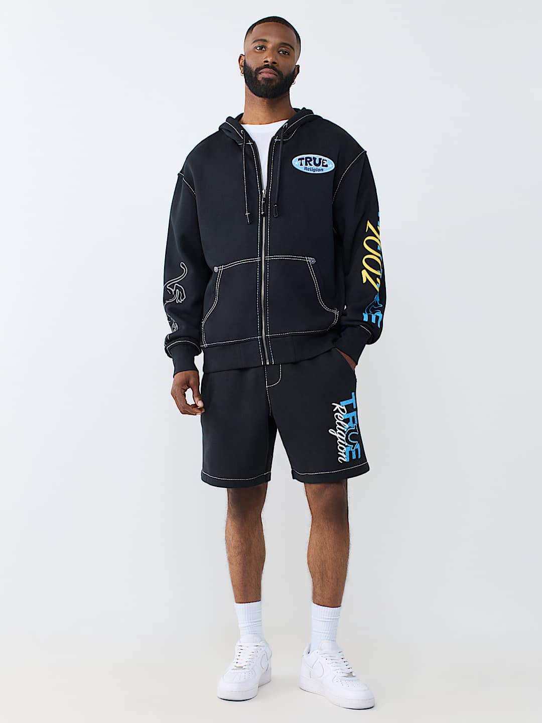 STAY TRUE LOGO BIG T FLEECE SHORT