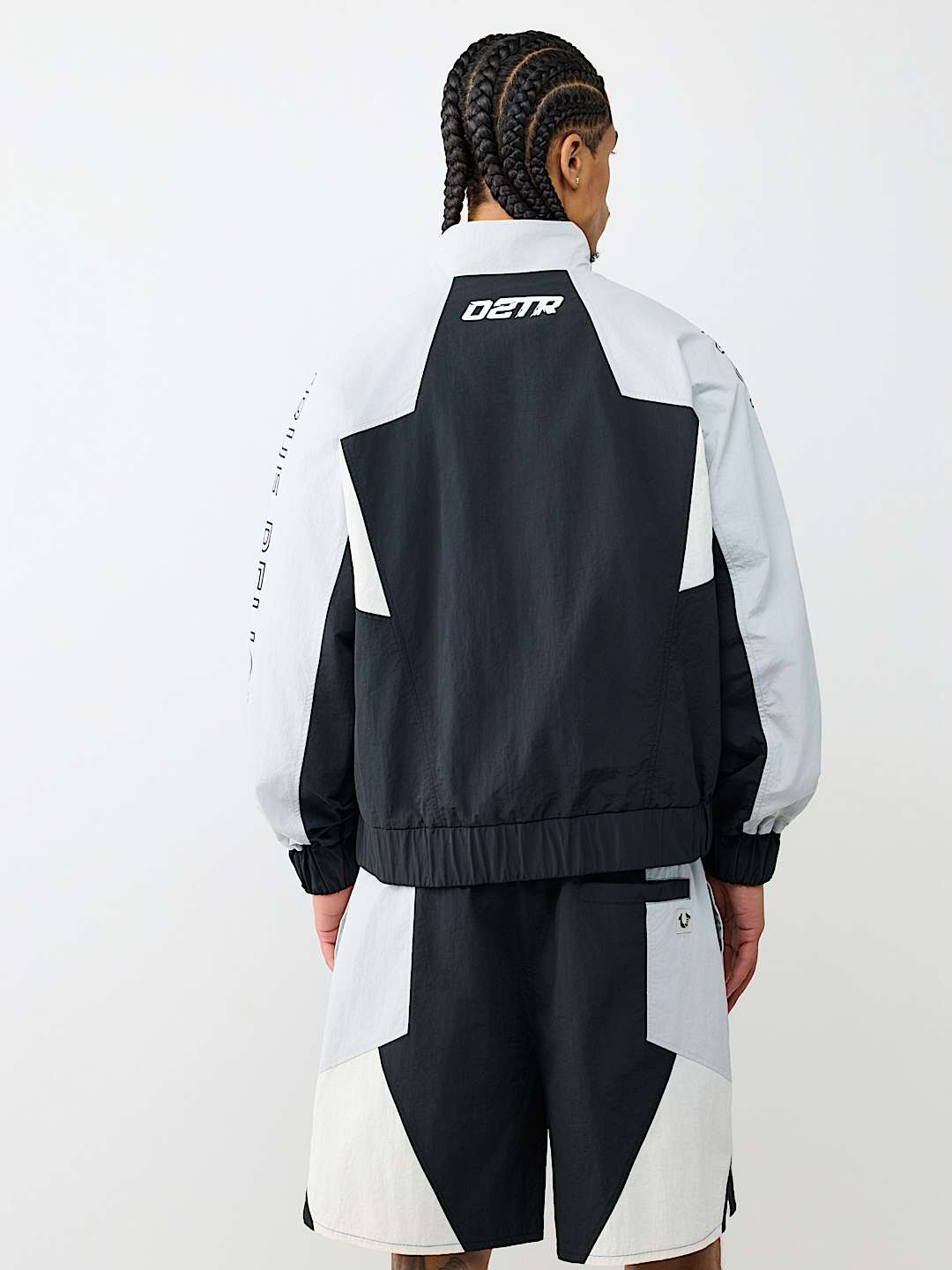 COLORBLOCK NYLON TRACK JACKET