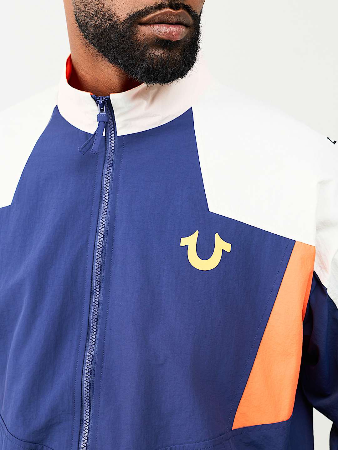 COLORBLOCK NYLON TRACK JACKET