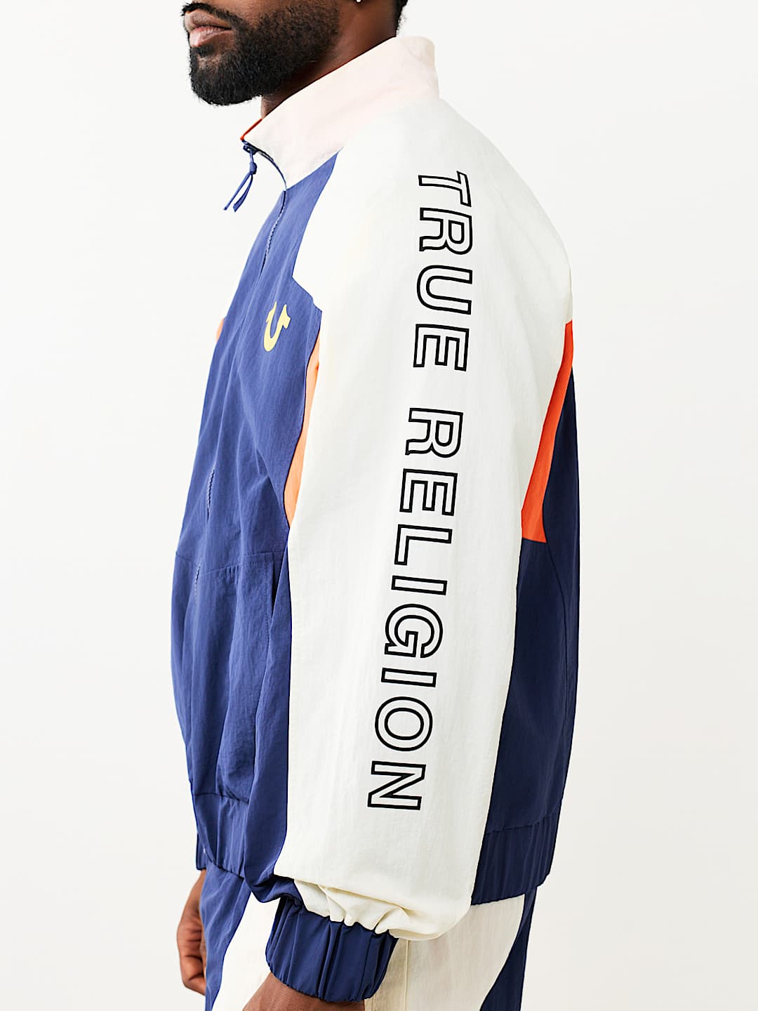 COLORBLOCK NYLON TRACK JACKET