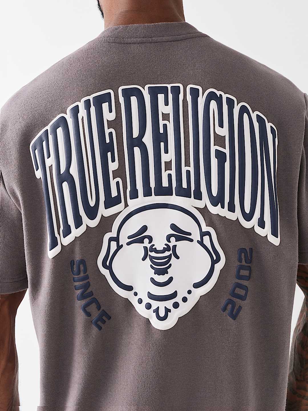 BUDDHA HEAVY KNIT HENLEY TEE