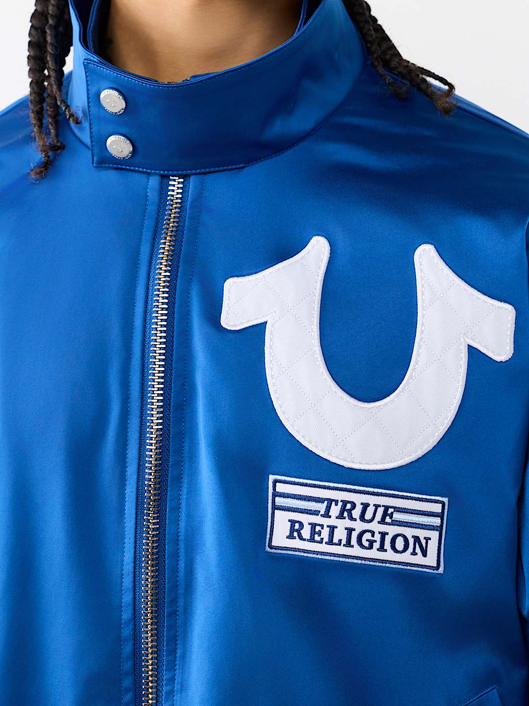 HORSESHOE REPEAT NYLON BOMBER JACKET