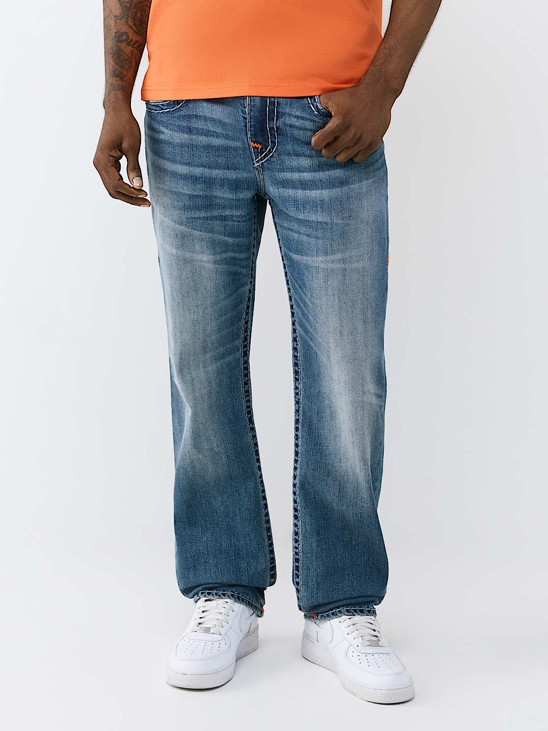 RICKY SUPER T FLAP STRAIGHT JEAN 34"