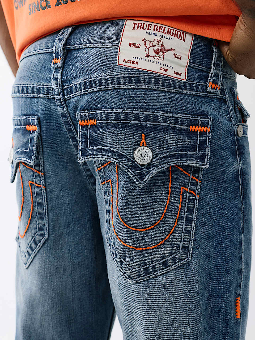 RICKY SUPER T FLAP STRAIGHT JEAN 34"