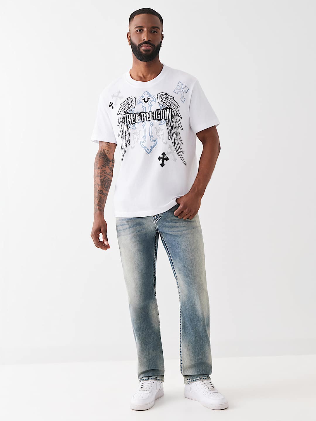 RICKY SUPER T FLAP STRAIGHT JEAN 34"